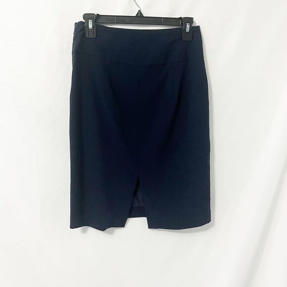 Navy Blue The Limited Pencil Skirt Size 0 - Picture 2 of 6
